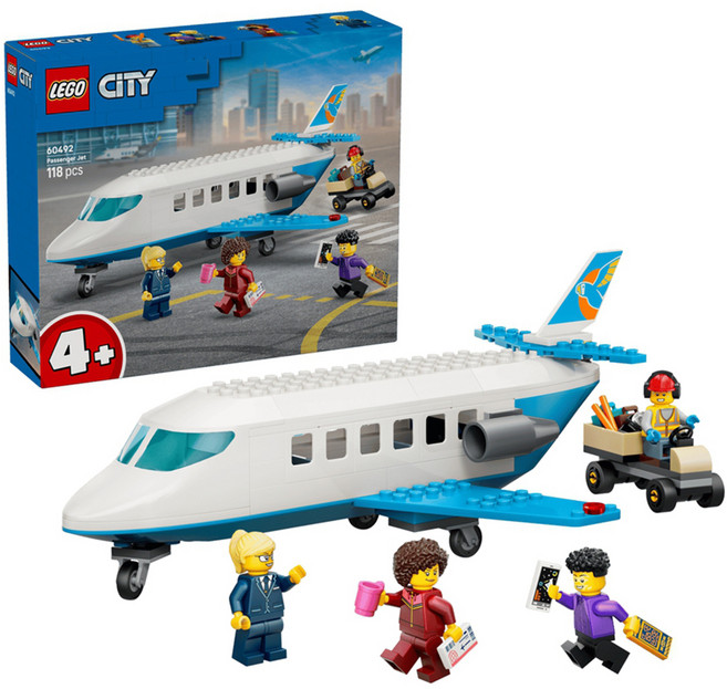 LEGO 60492 城市系列 噴射客機 Passenger Jet, 1個