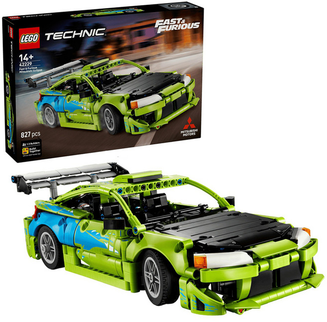 LEGO 42229 動力科技系列 玩命關頭三菱 Eclipse Fast and Furious Mitsubishi Eclipse Car, 1個