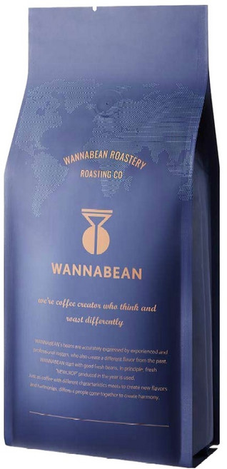 WANNABEAN ROASTERY 商用可可深度綜合咖啡豆原豆, 1kg, 1個