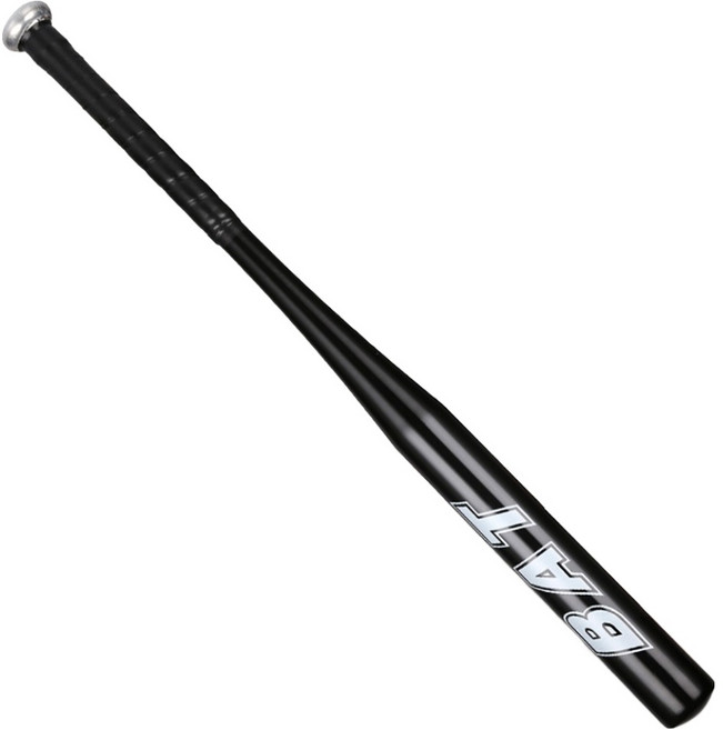 SPO HOLIC 練習用鋁製棒球棒, 黑色, 1個