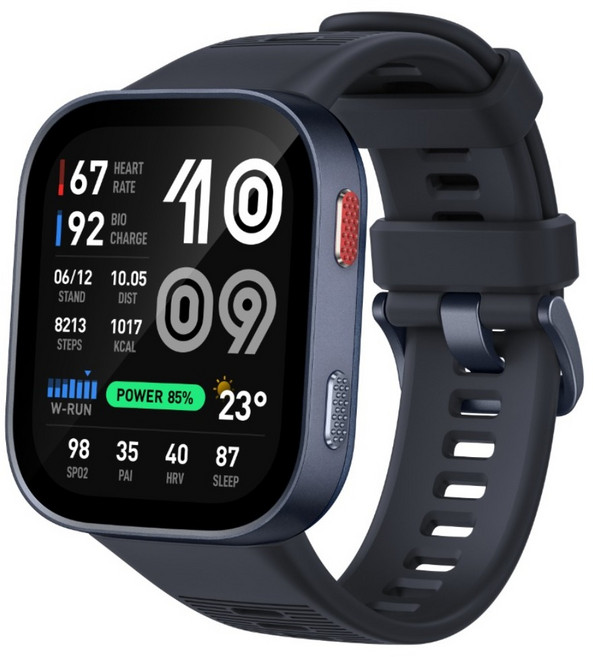 amazfit 華米 Bip Max 智慧手錶, 銀色, 2.07吋, GPS + 藍牙