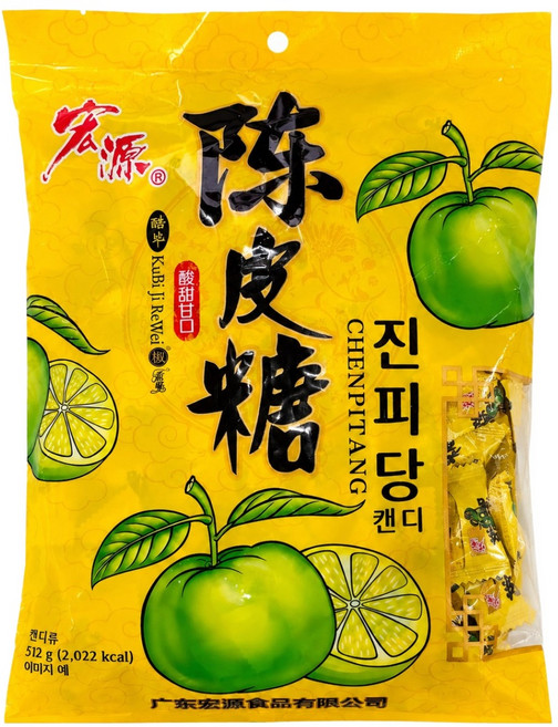 HONGYUAN 진피당 캔디, 512g, 1개
