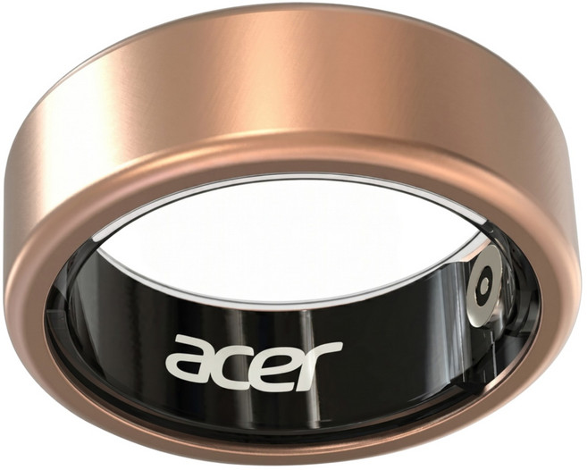 acer 宏碁 Freesense Ring 智慧戒指, 玫瑰金, 美國尺寸7