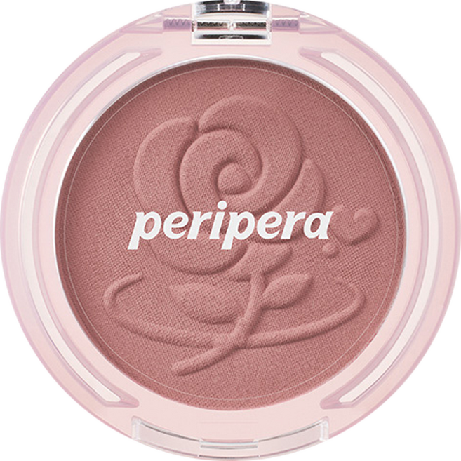 peripera 台灣公司貨 刻字微笑腮紅 4.1g, 29 霧玫瑰豆沙, 1個