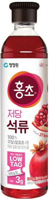 홍초 저당 석류, 900ml, 1개