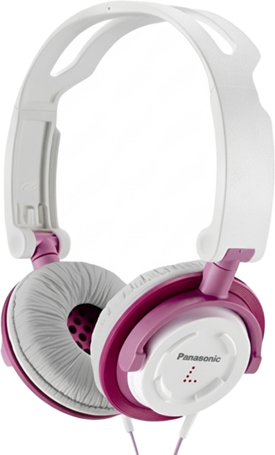 Panasonic 可摺疊頭戴式耳機, 粉色, RP-DJS150-P