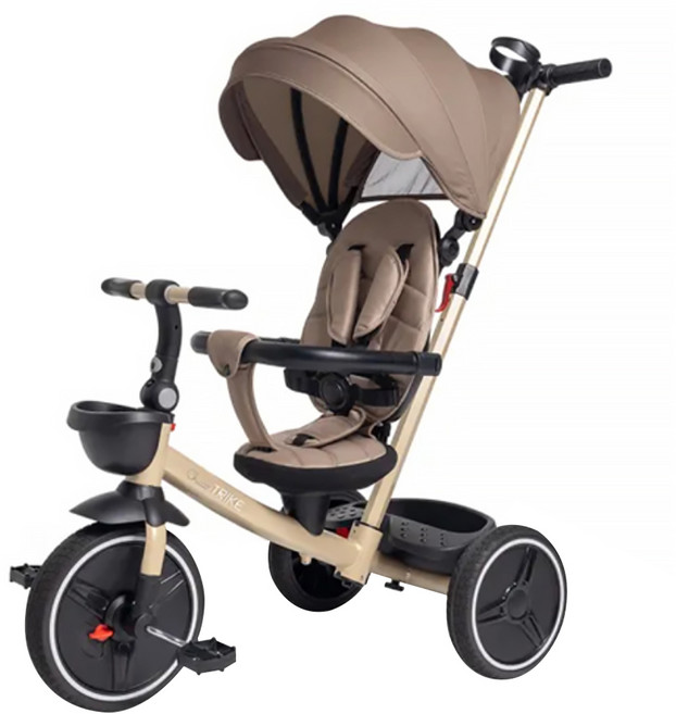 chicco 4合1多功能三輪兒童推車, 香檳金