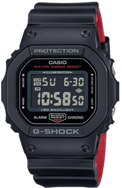 6위 - 지샥 스퀘어 디지털시계 DW-5600UHR-1