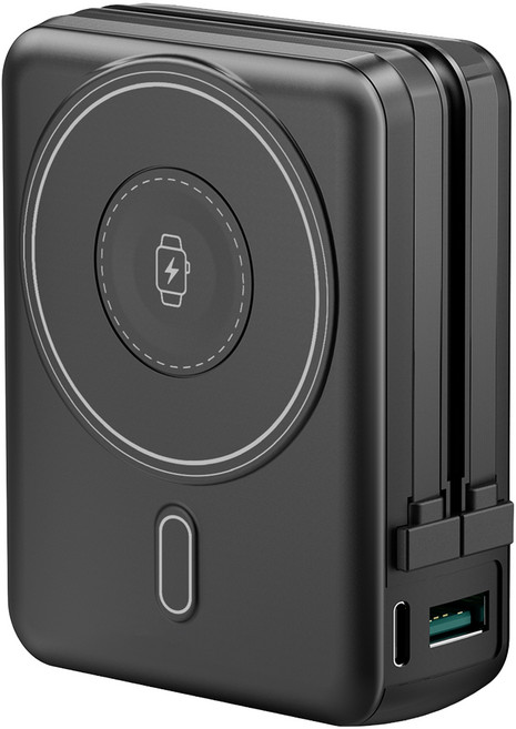 CAN POWER 固態防爆萬用行動電源 10000mAh Type-C, 黑色, CP-05