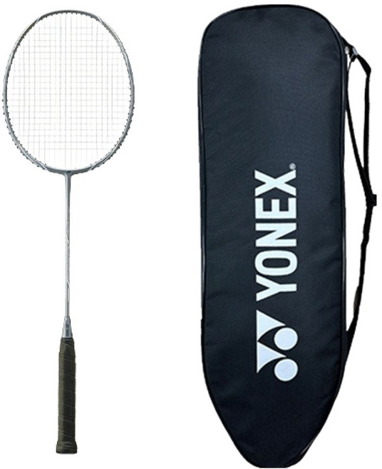 YONEX ASTROX NEXTAGE 淺灰色 BG-80 26磅穿線球拍 + 全套拍袋, 1套, AX-NT