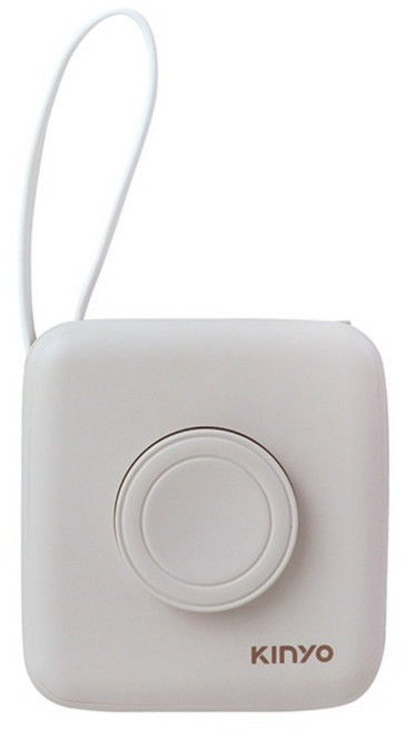 Kinyo 八合一行動電源 10000mAh Type-C + Lightning, 灰色, KPB-2306