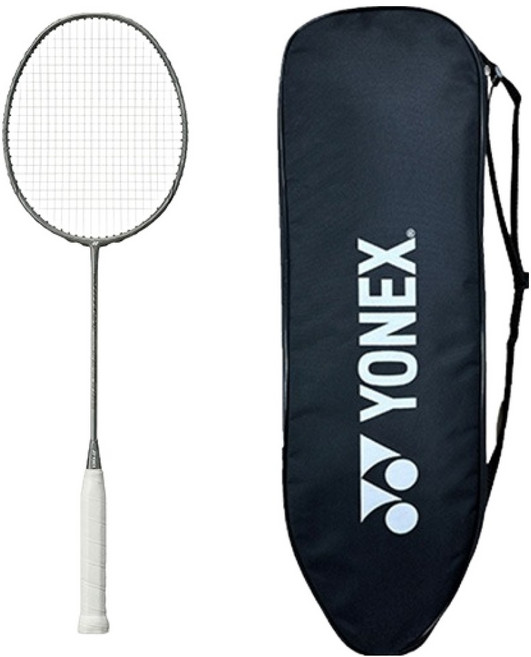 YONEX NANOFLARE NEXTAGE 深灰色 BG-80 26磅 已穿線球拍 + 全拍套組合, 1套, NF-NT