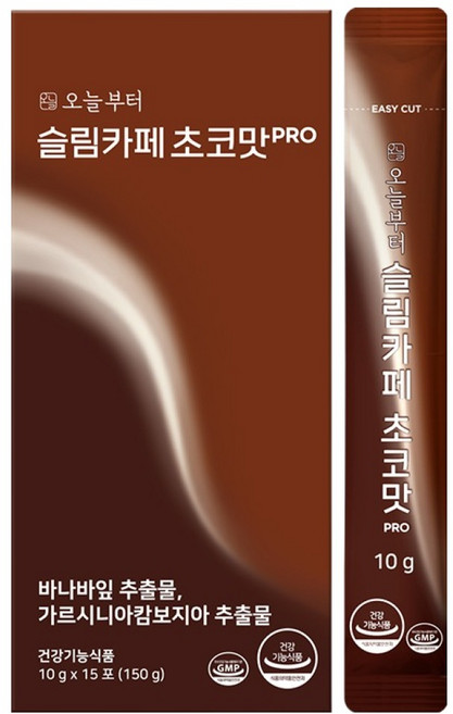 오늘부터 슬림카페 초코맛 PRO, 150g, 1개