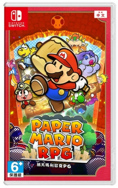 Nintendo 任天堂 SWITCH 台灣公司貨 紙片瑪利歐, RPG 中文版