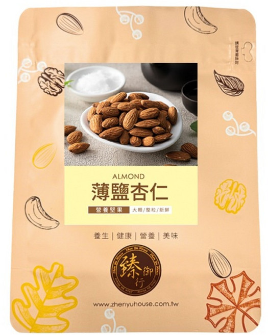 臻御行 薄鹽杏仁, 300g, 1個