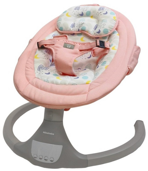 Mibobebe 米寶貝貝 電動安撫搖椅, 粉色