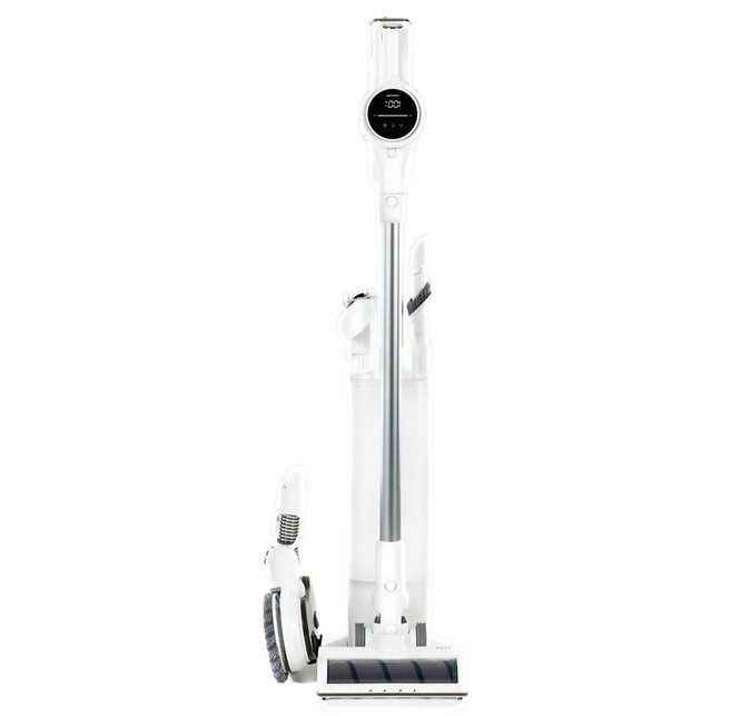 홈앤아트 차이슨 AI 충전 자동 먼지비움 올인원 스마트 타워 이지 스테이션 무선 청소기, HAVG-250W, 화이트