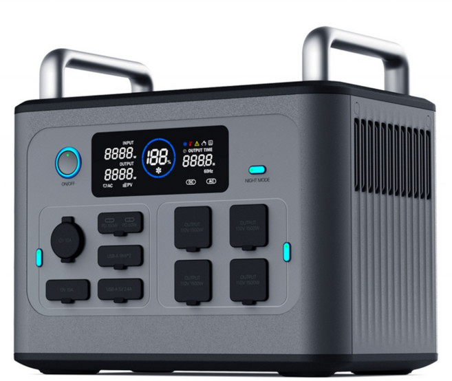 PHILIPS 飛利浦 1500W 新世代旗艦級行動儲能電源, 灰色, DLP9086CB