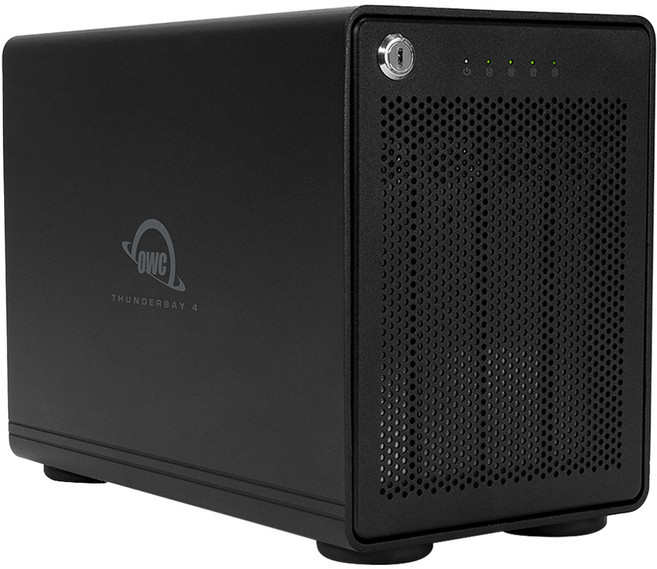 OWC ThunderBay 4 四槽硬碟外接盒 + SoftRAID序號 Thunderbolt 40Gb/s, 1個, OWCTB3SRKIT0GB