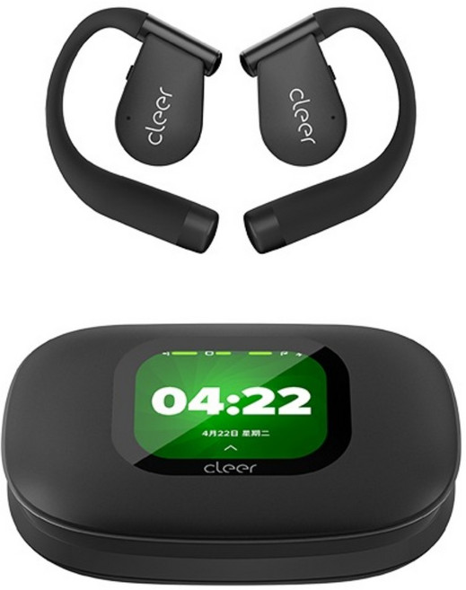 cleer ARC 5 開放式AI真無線藍牙耳機 音樂版, 曜石黑, GS-1500-11-A2