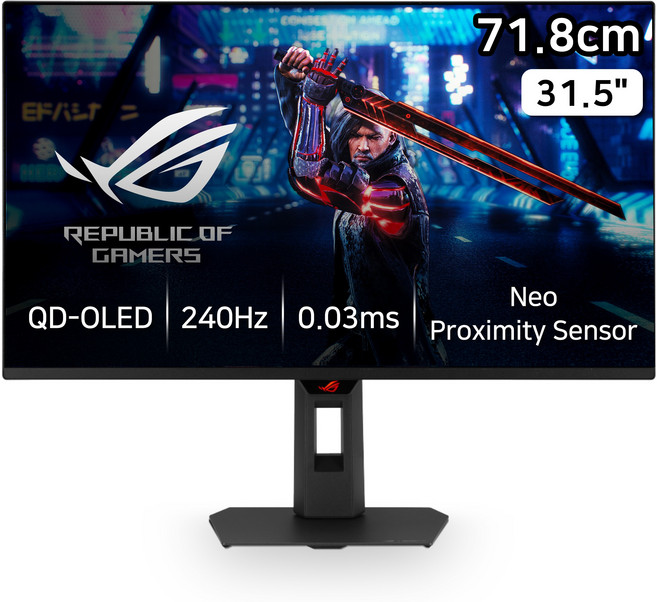 에이수스 4K UHD ROG STRIX OLED 모니터, 71.8cm, XG32UQDMS