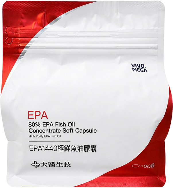 大醫生技 極鮮魚油膠囊EPA1440, 1個, 60顆
