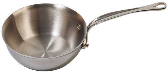 모비엘 인덕션 M'COOK 커브드 깊은 소테팬, 스테인레스, 1개, 16cm
