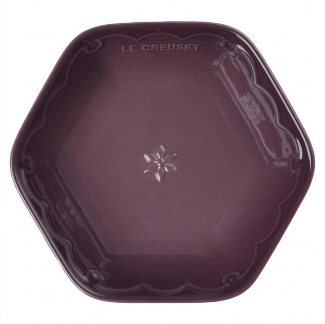 LE CREUSET 雪藏時光系列 六角深盤, 無花果, 1個