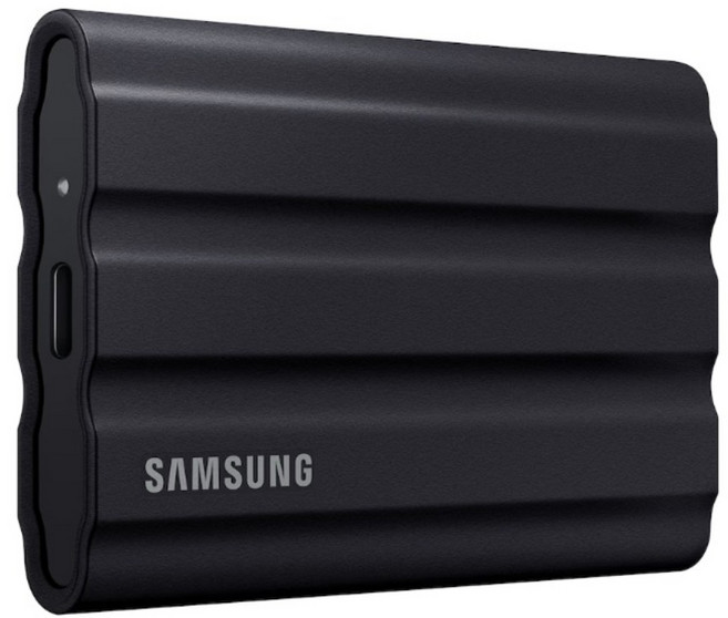 Samsung 三星 T7 Shield 移動固態硬碟 黑色, MU-PE1T0S/WW, 1TB