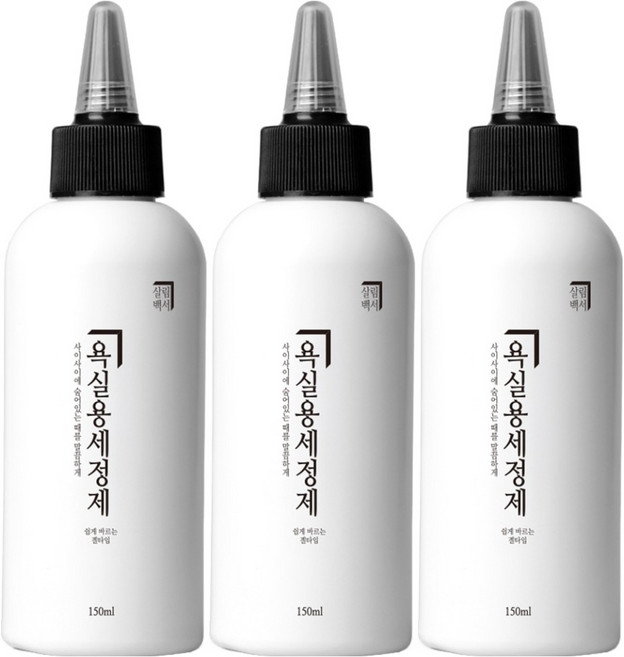 살림백서 바르는 욕실용 세정제, 150g, 3개