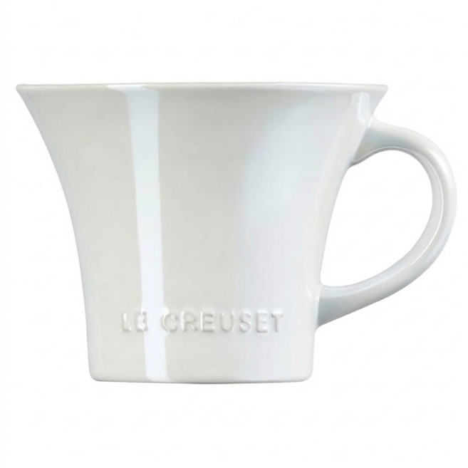 LE CREUSET 珠光薔薇英式午茶杯 280ml, 珠光白, 1個