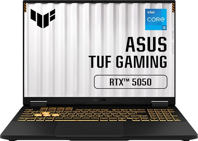 에이수스 2026 TUF 게이밍 F16 코어i5 인텔 14세대 지포스 RTX 5050, 예거 그레이, FX608JHI-TU235, 512GB, 16GB, Free DOS