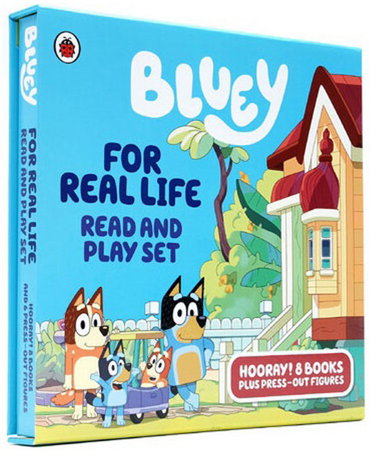 Bluey : For Real Life : Read and Play Set with 8 Books, Penguin UK