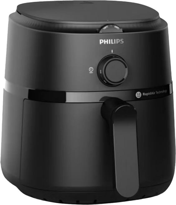 PHILIPS 飛利浦 旋鈕海星氣炸鍋 3.2L, 黑色, NA110
