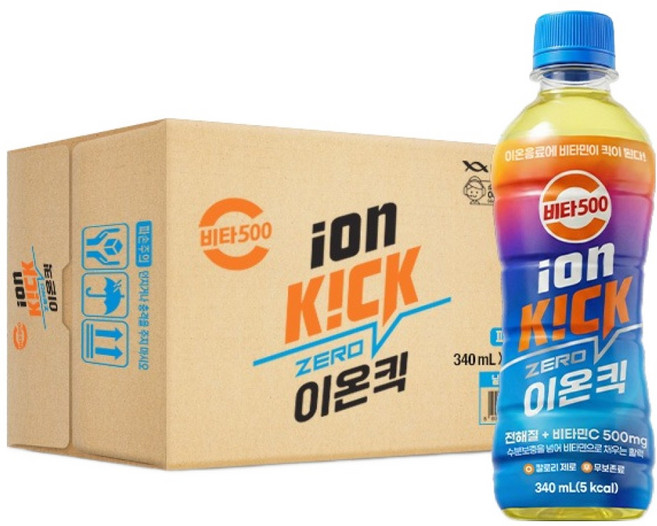 비타500 이온킥, 340ml, 20개