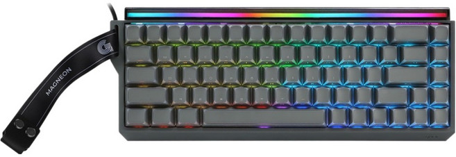 지클릭커 자석축 래피드트리거 저소음 8K 유선 텐키리스 키보드, 스페이스엑스, XRT68, 레이저자몽축