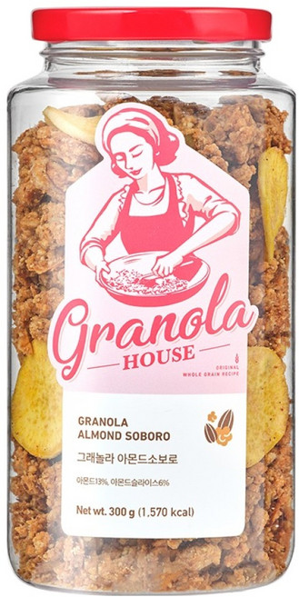 그래놀라하우스 아몬드소보로, 300g, 1개