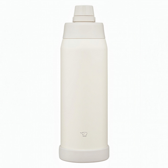 ZOJIRUSHI 象印 不銹鋼真空提把保冷瓶 SD-KA100H-WM, 雲紗白, 1個, 1L