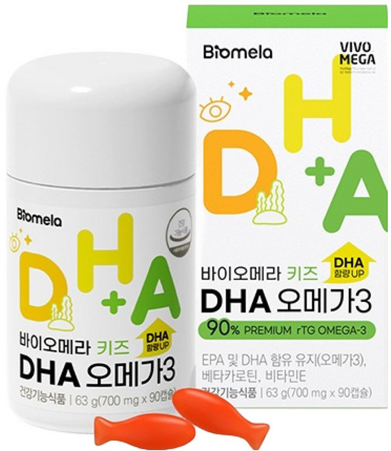 바이오메라 키즈DHA 오메가3 63g, 1개, 90정