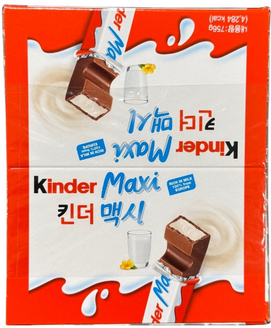 kinder 健達 Maxi 巧克力 36入, 756g, 1個