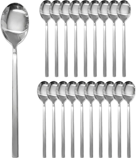 영수산업카멜 베이직 스텐 숟가락, 실버, 20개, 단품