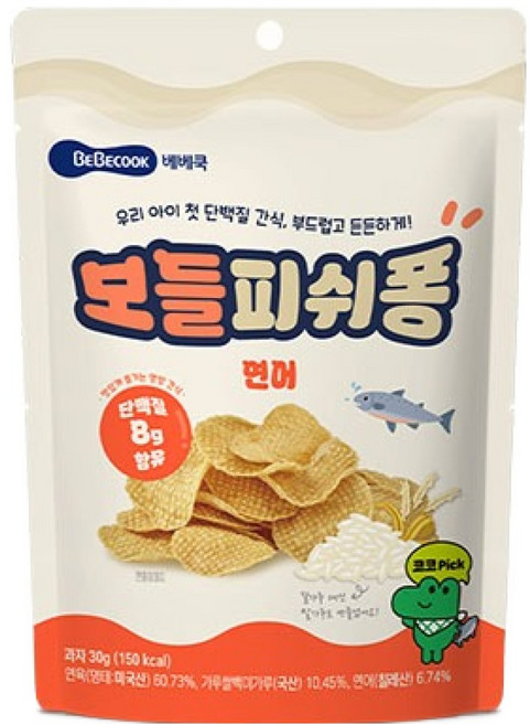 베베쿡 보들피쉬퐁, 30g, 1개, 연어