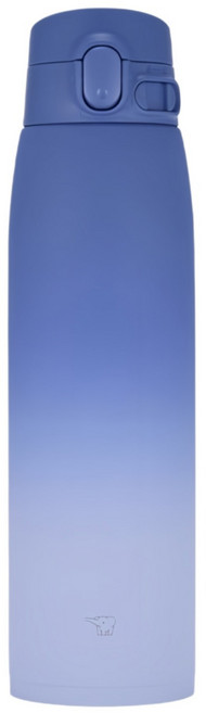 ZOJIRUSHI 象印 不銹鋼一體式中栓彈蓋式真空保溫保冷杯 SM-VH95, AZ 漸層藍, 1個, 950ml
