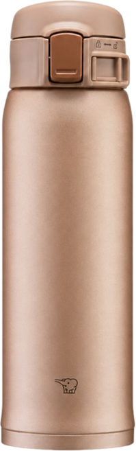 ZOJIRUSHI 象印 超輕量彈蓋式不銹鋼真空保溫杯 SM-SR48E, 香檳金, 1個, 480ml