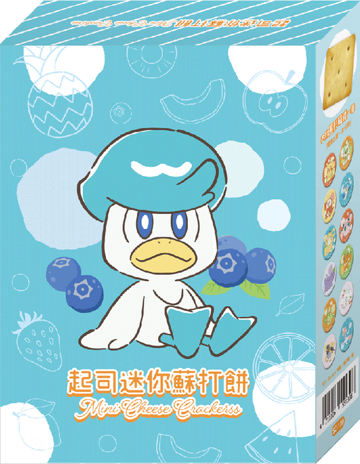 PoKeMoN 寶可夢 起司迷你蘇打餅 潤水鴨&百變怪, 25g, 1個