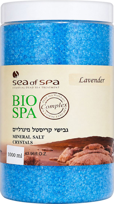 sea of spa 死海薰衣草礦物鹽, 1個, 1L