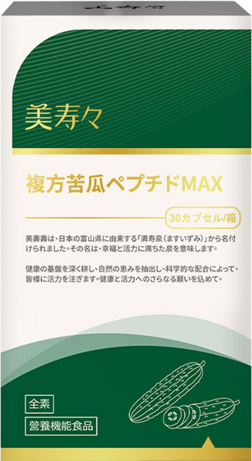 美壽壽 複方苦瓜胜肽 MAX, 1套, 30顆