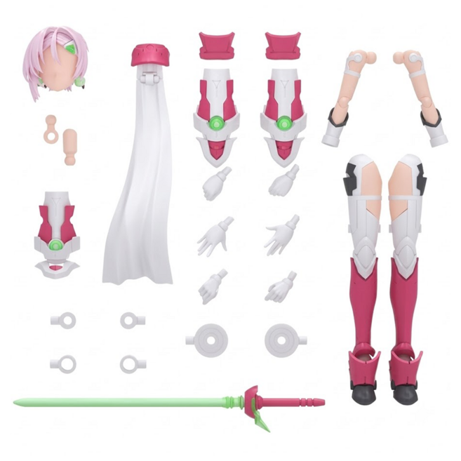 BANDAI 30MS 組裝少女輕作戰 配件套組27 智慧女神裝 顏色A, 1套