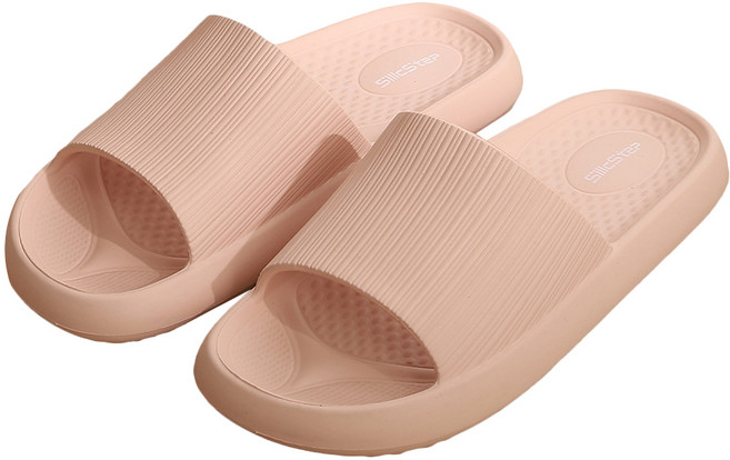 XUZU 舒筑 SilicStep 矽晶減塑胖胖拖鞋 Q彈腳感 厚底設計 防滑耐磨 再生粉 26號 27.5cm 1雙