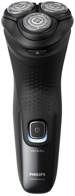 PHILIPS 飛利浦 三刀頭電鬍刀, 黑色, X3051